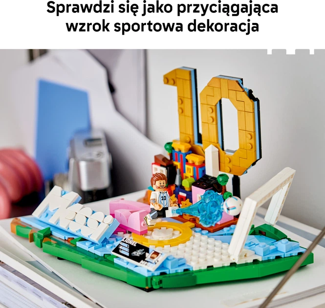 Конструктор LEGO Editions Football Ліонель Мессі — найкращі моменти футбольних матчів 500 деталей (43011) - Фото 7 Конструктор LEGO Editions Football Ліонель Мессі — найкращі моменти футбольних матчів 500 деталей (43011) - зображення 7