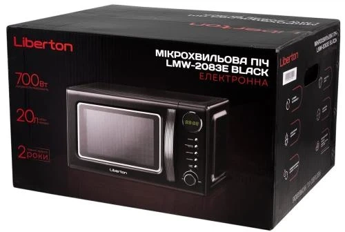 Микроволновая печь Liberton LMW-2083E Black - изображение 7