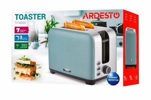Тостер Ardesto T-F400G - Фото 5 Тостер Ardesto T-F400G - изображение 5