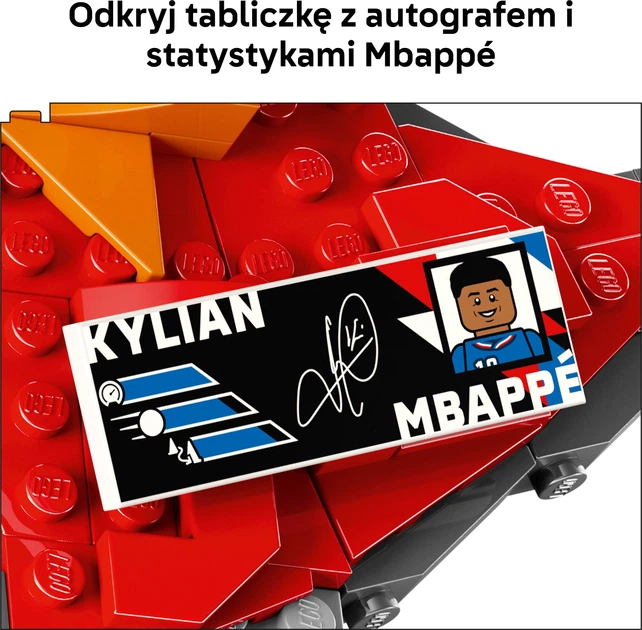 Конструктор LEGO Editions Football Кіліан Мбаппе — найкращі моменти футбольних матчів 490 деталей (43013) - зображення 5