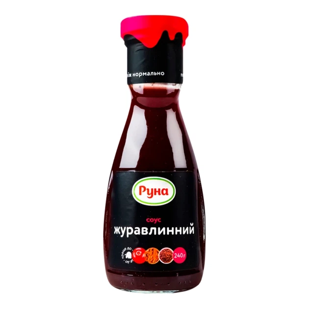 Соус Руна Журавлинний 240 г - Фото 1 Соус Руна Журавлинний 240 г - изображение 1