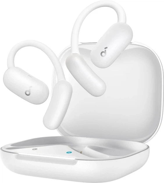 Бездротові навушники Anker Soundcore AeroFit 2, White, Hi-Res, LDAC, 42H, IP55, Bluetooth 5.4, Wireless Charge, BassTurbo - Фото 5 Бездротові навушники Anker Soundcore AeroFit 2, White, Hi-Res, LDAC, 42H, IP55, Bluetooth 5.4, Wireless Charge, BassTurbo - зображення 5