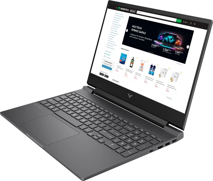 Ноутбук HP Victus 15-fa2104nw Core 5 210h 24/512 GeForce RTX 5050 - Фото 2 Ноутбук HP Victus 15-fa2104nw Core 5 210h 24/512 GeForce RTX 5050 - изображение 2