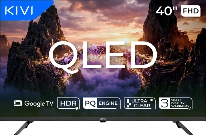 Телевізор 40", QLED, FHD, Google TV 40F820KB - Фото 1 Телевізор 40", QLED, FHD, Google TV 40F820KB - зображення 1