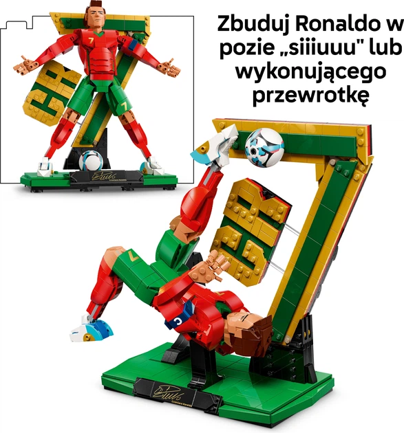 Конструктор LEGO Editions Football Кріштіану Роналду — легенда футболу 854 деталі (43016) - зображення 4