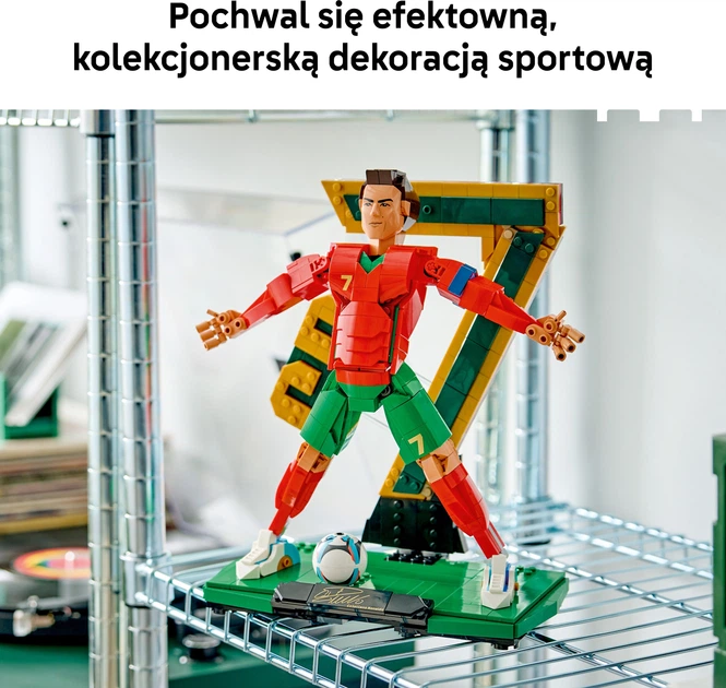 Конструктор LEGO Editions Football Кріштіану Роналду — легенда футболу 854 деталі (43016) - зображення 7