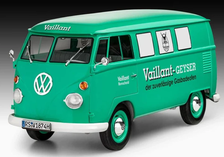 Подарунковий набір 1:24 автомобіль "150 років Vaillant" VW T1 Bus Revell 05648 - изображение 6