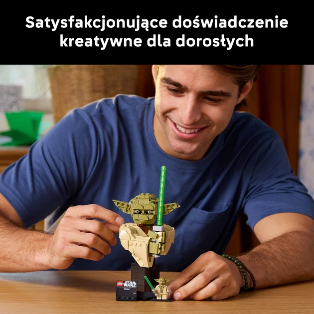 Zestaw klocków LEGO Star Wars Popiersie Yody 399 elementów (75438) - obraz 4