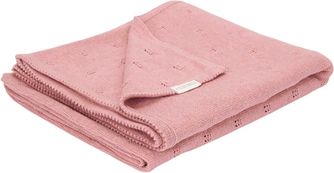 Дитячий плед Little Dutch Pure Pink Blush 70х100 см (8721122570180) - зображення 2