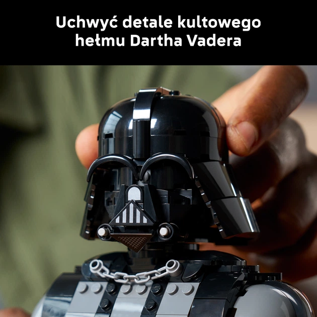 Zestaw klocków LEGO Star Wars Popiersie Dartha Vadera 349 elementów (75439) - obraz 5