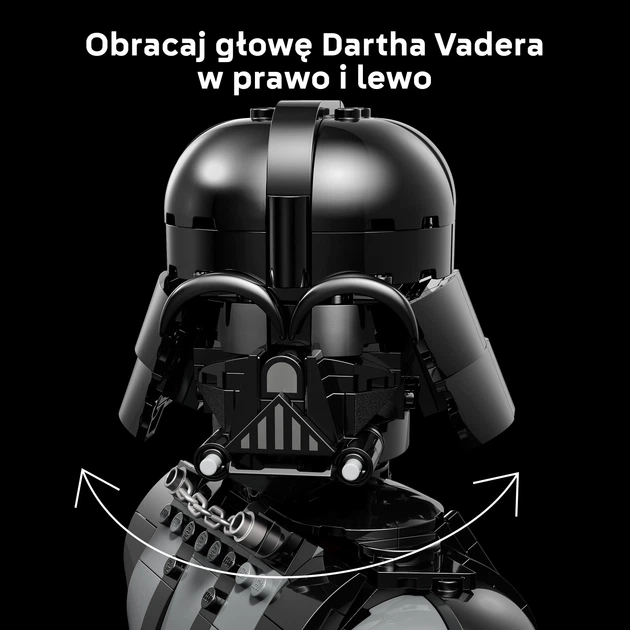 Zestaw klocków LEGO Star Wars Popiersie Dartha Vadera 349 elementów (75439) - obraz 6