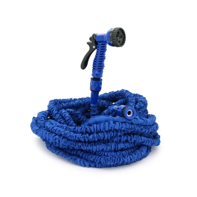 Поливочный шланг Voltronic KY-600B, 20-60м/200ft, + распылитель, насадка на кран, Blue, Box (KY-600B) - изображение 2