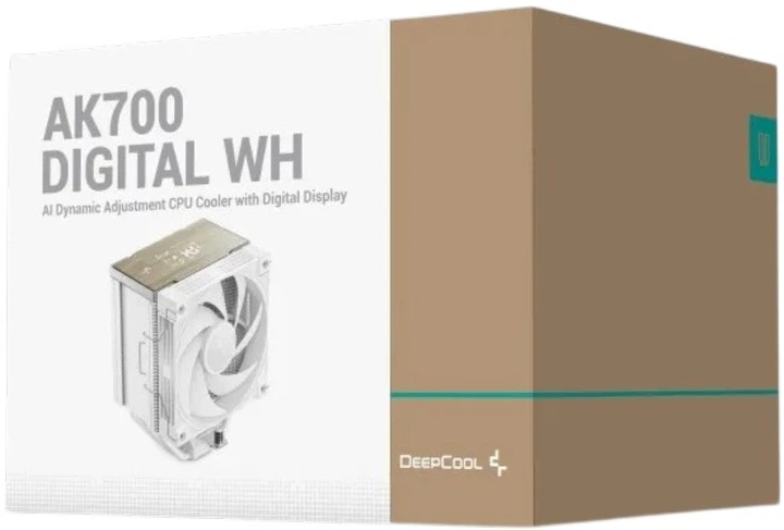 Chłodzenie DeepCool AK700 Digital WH White (R-AK700-WHNDMN-GJD) - obraz 9