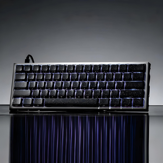 Набір кейкапів XVX Starry Night Black — 123 клавіші, глянсові, PBT+PC, профіль ASA/OEM - зображення 4