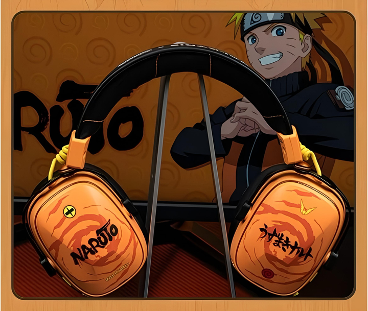 Ігрові бездротові навушники VALKYRIE Naruto VK S1 з об'ємним звуком 7.1, Naruto Uzumaki - зображення 6