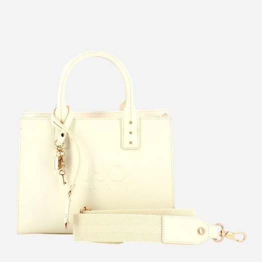 Сумка крос-боді жіноча зі штучної шкіри маленька Liu Jo AA6150ES029 X0459 Біла (800070353791) - зображення 4