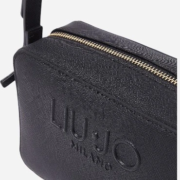 Сумка крос-боді жіноча зі штучної шкіри маленька Liu Jo AA6153ES029 22222 Чорна (800070353793) - зображення 5