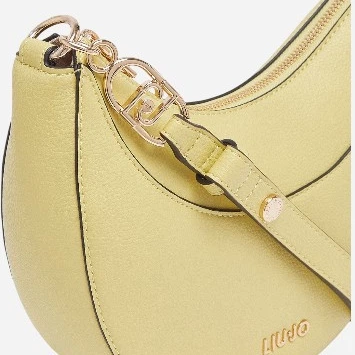 Сумка багет жіноча зі штучної шкіри маленька Liu Jo AA6186E1012 40636 Жовта (800070353839) - зображення 4