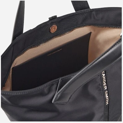 Сумка-шопер жіноча тканинна велика ALEXANDER SMITH Lauren Medium ABBCLRWM-B171-BLK Чорна (800070355436) - зображення 6