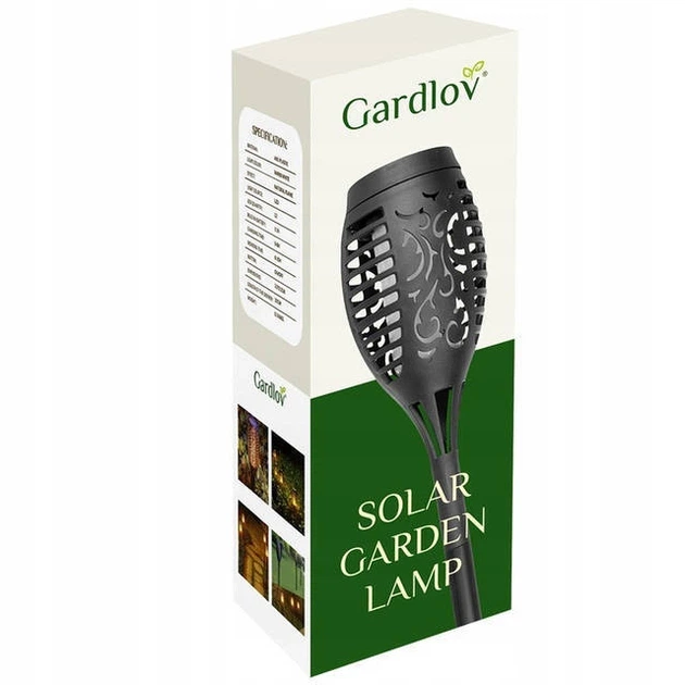 Садовая LED-лампа Gardlov 23559 на солнечной батарее для сада, двора и террасы, автоматическое включение, водостойкая - изображение 9