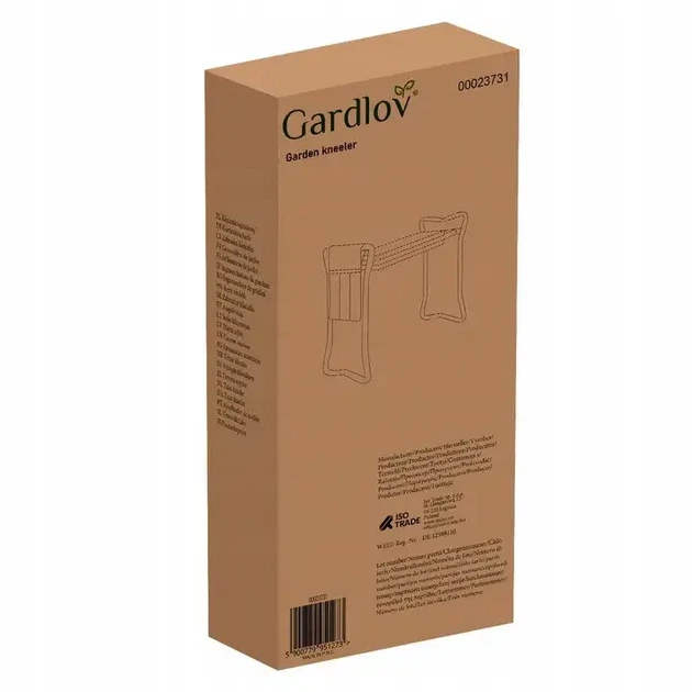 Садовий складний стілець Gardlov 23731 3в1, підколінник + табурет з органайзером, до 120 кг - Фото 9 Садовий складний стілець Gardlov 23731 3в1, підколінник + табурет з органайзером, до 120 кг - зображення 9