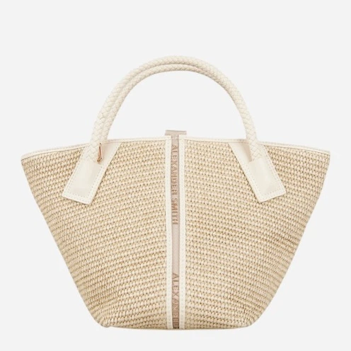 Torebka shopper damska ALEXANDER SMITH Lauren Small ABBDLRWS-B172-CMS Beżowa (800070355442) - obraz 2