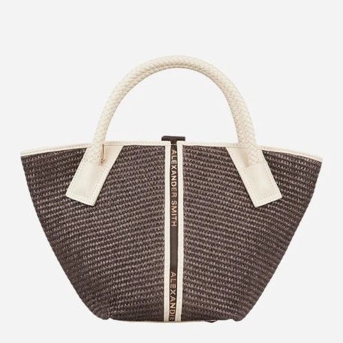 Torebka shopper damska ALEXANDER SMITH Lauren Small ABBDLRWS-B172-DBN Brązowa (800070355443) - obraz 2