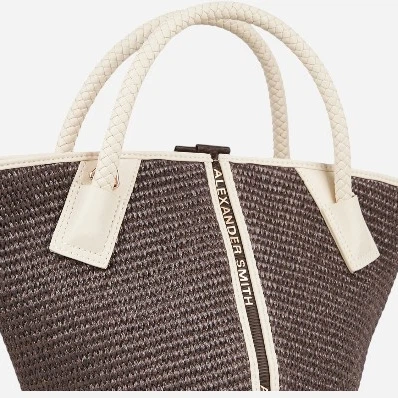 Torebka shopper damska ALEXANDER SMITH Lauren Small ABBDLRWS-B172-DBN Brązowa (800070355443) - obraz 4