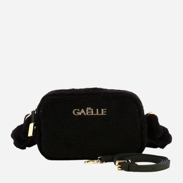 Сумка крос-боді жіноча тканинна маленька GAELLE GAACW02413 NE01 Чорна (800070347709) - зображення 4