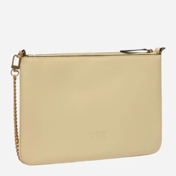 Torebka crossbody damska ze skóry naturalnej mała Pinko Flat Classic 100455A0F1 C39Q Żółta (800070357046) - obraz 2