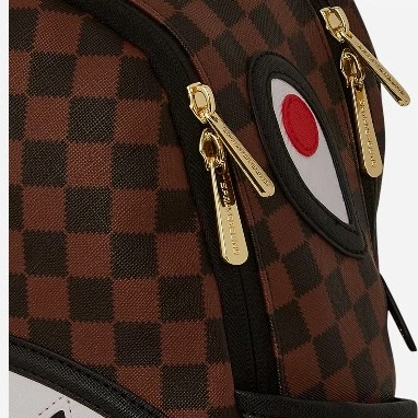 Plecak miejski Sprayground Sawtooth Sharks In Paris Savage 910B7833NSZ Brązowy (800070347826) - obraz 5
