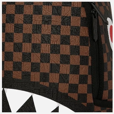 Plecak miejski Sprayground Check 2 Emboss 910B8232NSZ Brązowy (800070353670) - obraz 5