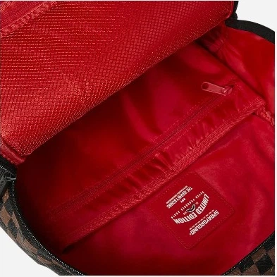 Plecak miejski Sprayground Check 2 Emboss 910B8232NSZ Brązowy (800070353670) - obraz 7