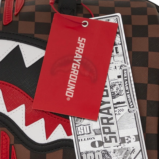 Torba podróżna Sprayground Machine Francaise 910D7490NSZ Brązowa (800070340828) - obraz 9