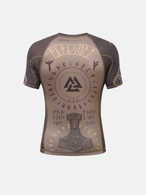 Рашгард Valhalla Rashguard Short Sleeve Ash Brown XL Цвет Серый (501353-851-XL) - изображение 2