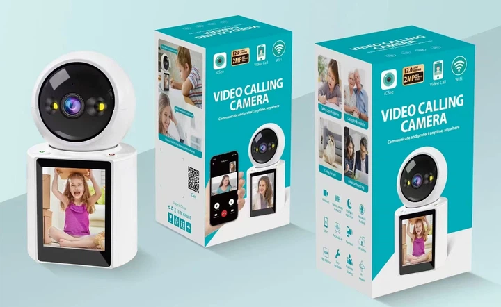 Настільна камера, відео няня WIFI V3 ICSEE ART-9929 Інфрачервоне нічне бачення з дисплеєм 2.8" та віддаленим доступом - зображення 5