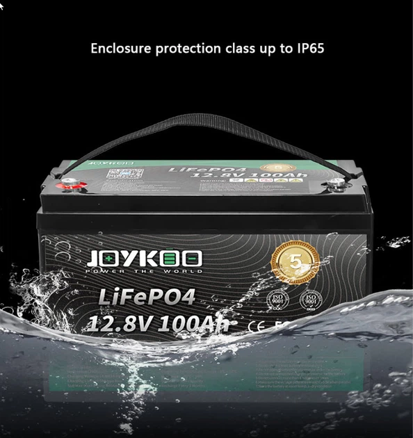 Аккумулятор JOYKOO LiFePo4 12V 100Ah,1280Вт·год, BMS 100А, с Bluetooth - изображение 6