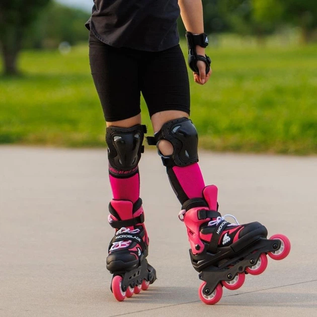 Детские раздвижные ролики Rollerblade Microblade Розовые 33-36,5 (6598-11975) - изображение 9