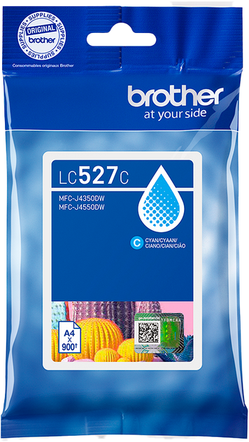 Картридж Brother LC527C Cyan (BROI527C) - Фото 2 Картридж Brother LC527C Cyan (BROI527C) - зображення 2