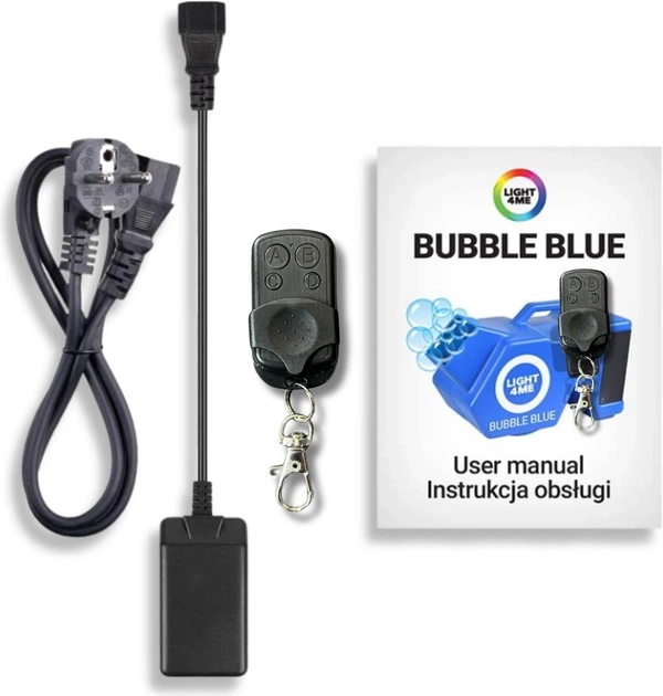 Wytwornica baniek mydlanych Light4Me BUBBLE BLUE (5907780147770) - obraz 6