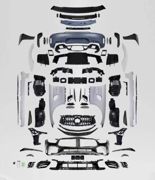 Комплект обвеса GTR Pro Wide Carbon для Mercedes AMG GT C190/R190 2014-2022 гг - изображение 6