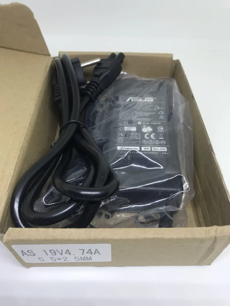 Блок живлення для ноутбука ASUS 19 В 4.74 А Зарядний пристрій Asus заряджання - Фото 4 Блок живлення для ноутбука ASUS 19 В 4.74 А Зарядний пристрій Asus заряджання - зображення 4