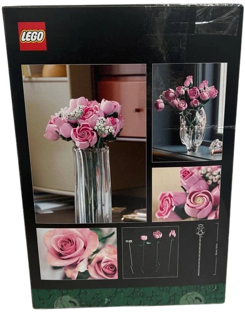 Конструктор LEGO Botanicals Букет рожевих троянд 789 деталей (10374) (955555916044579) - Уцінка - Фото 4 Конструктор LEGO Botanicals Букет рожевих троянд 789 деталей (10374) (955555916044579) - Уцінка - зображення 4