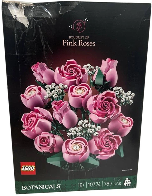 Конструктор LEGO Botanicals Букет рожевих троянд 789 деталей (10374) (955555916044579) - Уцінка - Фото 6 Конструктор LEGO Botanicals Букет рожевих троянд 789 деталей (10374) (955555916044579) - Уцінка - зображення 6