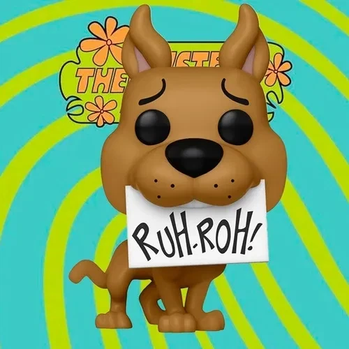 Фигурка Funko POP! Scooby Doo СкубиДу с табличкой #1045 RuhRoh Фанко Поп - изображение 4