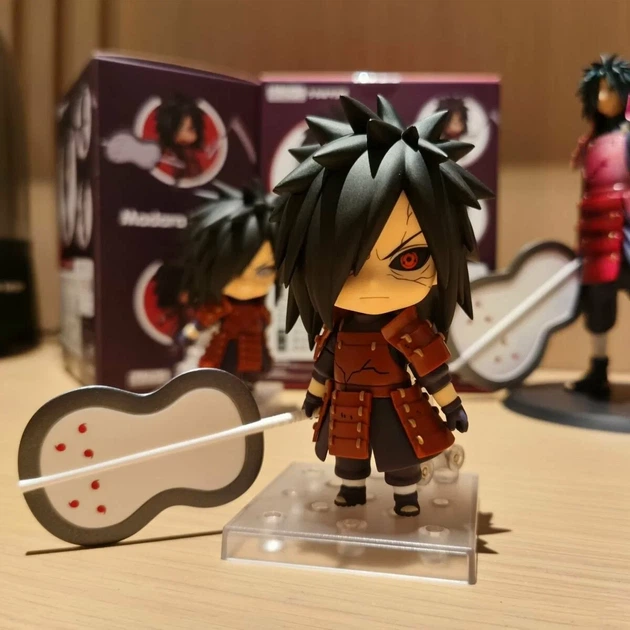 Сборная подвижная Аниме Фигурка Нендороид 2175 Мадара Учеха из аниме Наруто Nendoroid Naruto коллекционная фигурка 10 см - изображение 7