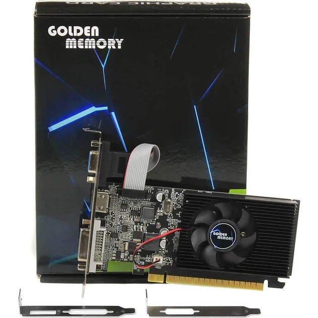 Відеокарта Golden Memory GeForce GT610 1GB DDR3 LP (GT610D31G64BIT) - изображение 3