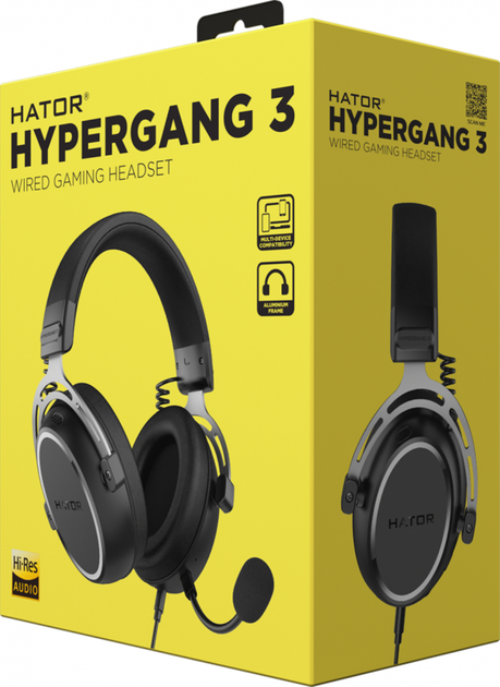 Навушники Hator Hypergang 3 Hi-Res Black (ESH05) - Фото 6 Навушники Hator Hypergang 3 Hi-Res Black (ESH05) - изображение 6