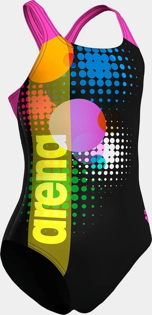 Купальник слитный для девушек Arena DOTS SWIMSUIT SWIM PRO BACK черный, розовый Детский 140 см - Фото 8 Купальник слитный для девушек Arena DOTS SWIMSUIT SWIM PRO BACK черный, розовый Детский 140 см - изображение 8