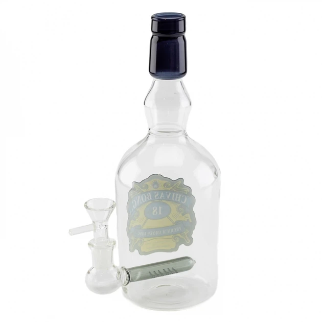 Скляний бонг Whisky Chivas Inline SG 14 (14.5 мм), 25 см - изображение 3